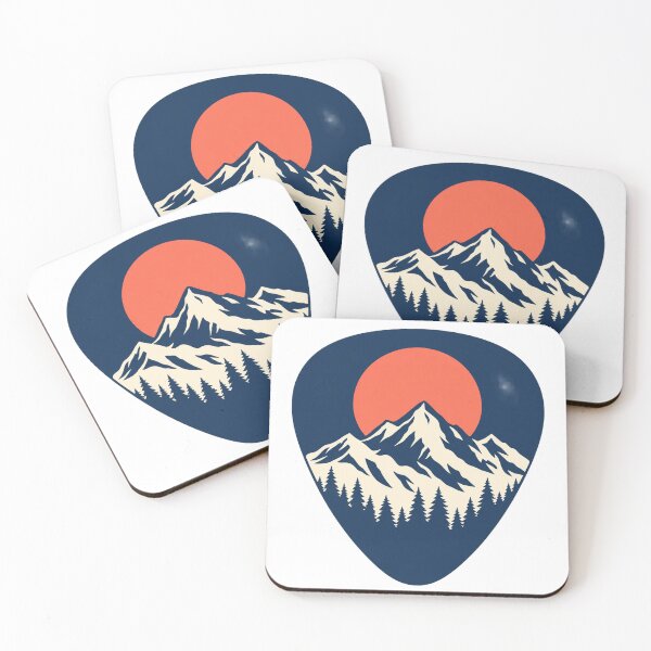 Item preview, Minimal Guitar Pick Mountain Graphic designed and sold by S06PMarketing.