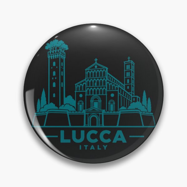 Item preview, Lucca Italy Line Art Landmark Poster designed and sold by CMYKStudio.