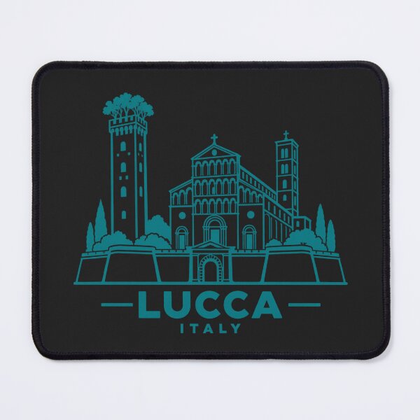 Item preview, Lucca Italy Line Art Landmark Poster designed and sold by CMYKStudio.