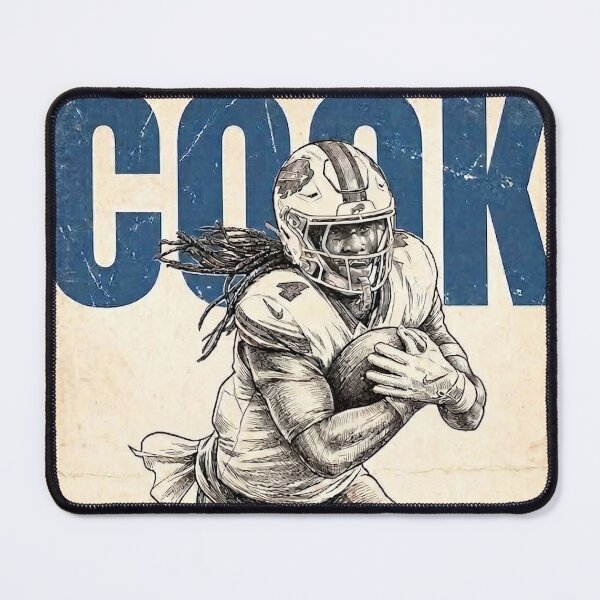 Item preview, James Cook Buffalo Football Retro 90s Vintage Bootleg Style designed and sold by Thogan0416.