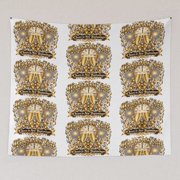 Item preview, Happy New Year – Cheers to New Beginnings designed and sold by LnsCreations.