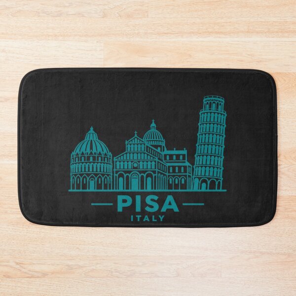 Item preview, Pisa Italy Line Art Landmark Poster designed and sold by CMYKStudio.