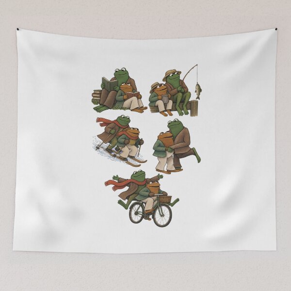Item preview, Frog & Toad Sticker designed and sold by Anabelarlana.