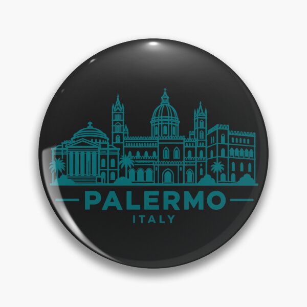 Item preview, Palermo Sicily Italy Line Art Skyline Poster designed and sold by CMYKStudio.
