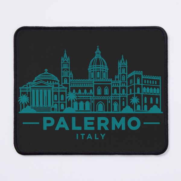 Item preview, Palermo Sicily Italy Line Art Skyline Poster designed and sold by CMYKStudio.