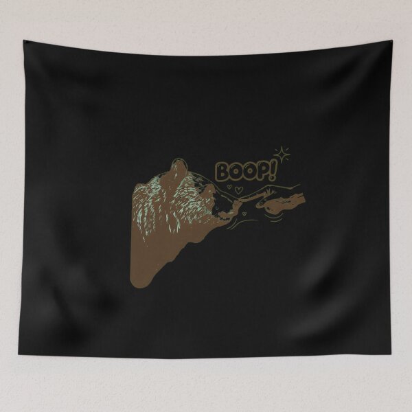 Item preview, Bear Boop Vintage Hand Finger Funny designed and sold by MarielaDeckow.