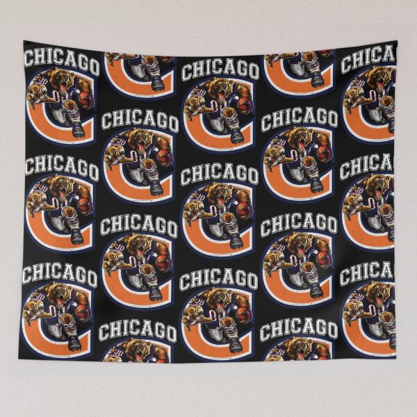 Aperçu de l'œuvre Football de Chicago créée et vendue par TheMemeAtelier.