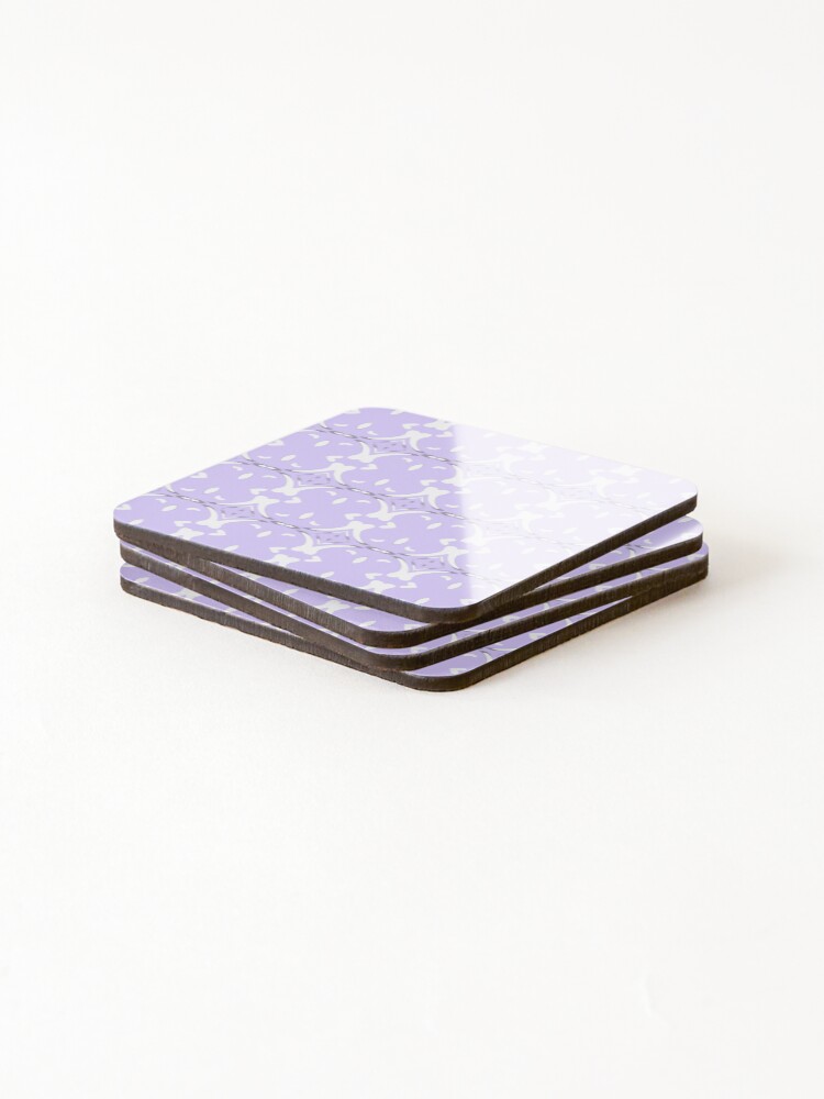 Thumbnail 4 of 5, Coasters (Set of 4), Pattern Design 242 designed and sold by ItsErinNevers.
