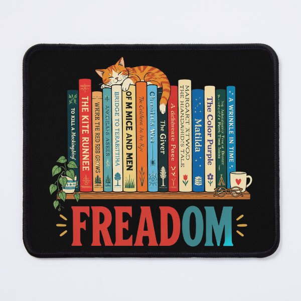 Item preview, Freadom Book Cat designed and sold by elsiechillqzde.