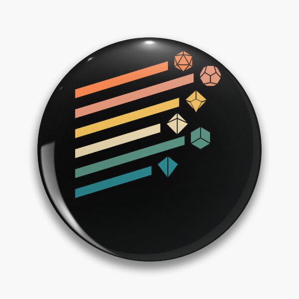 Item preview, Retro Minimalist Polyhedral Dice Set Tabletop Rpg  designed and sold by dorristeresa8d.