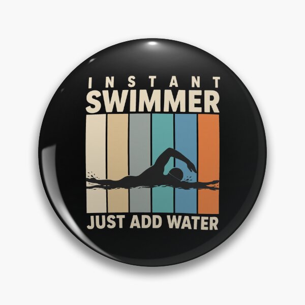 Artikelvorschau, Instant Swimmer – Einfach Wasser hinzufügen – Retro-Design entworfen und verkauft von KENNETHPAGANJON.