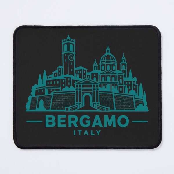 Item preview, Bergamo Italy Line Art Skyline Poster designed and sold by CMYKStudio.