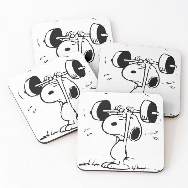Item preview, Snoopy Character Lifting Weights designed and sold by KENNETHPAGANJON.