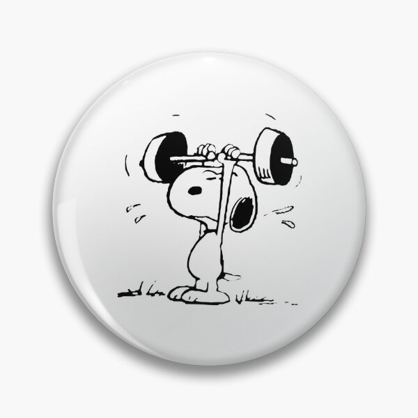 Item preview, Snoopy Character Lifting Weights designed and sold by KENNETHPAGANJON.