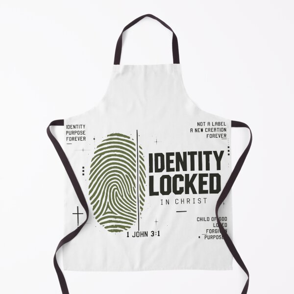 Item preview, Identity Locked in Christ | 1 John 3:1 Christian Tee | Child of God Gift designed and sold by CrossLampCo..