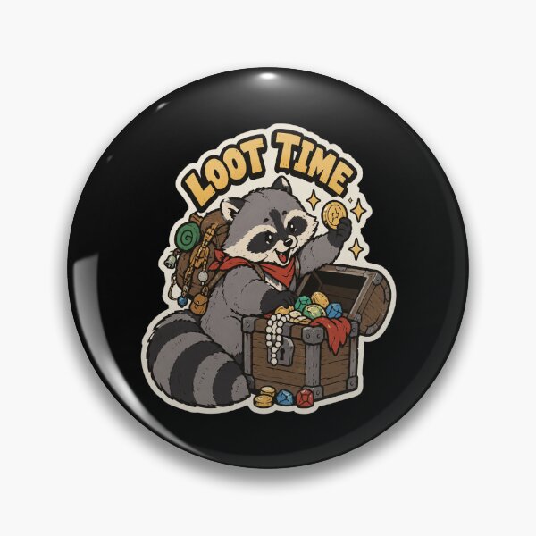 Item preview, Loot Time Raccoon designed and sold by elsiechillqzde.