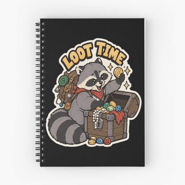 Item preview, Loot Time Raccoon designed and sold by elsiechillqzde.