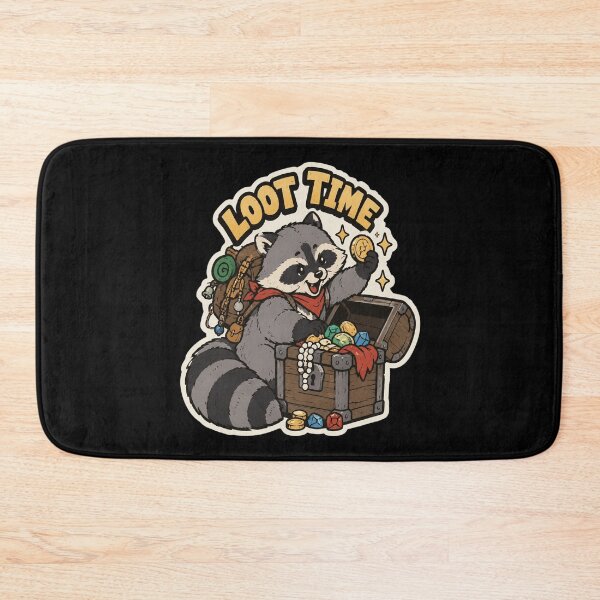 Item preview, Loot Time Raccoon designed and sold by elsiechillqzde.