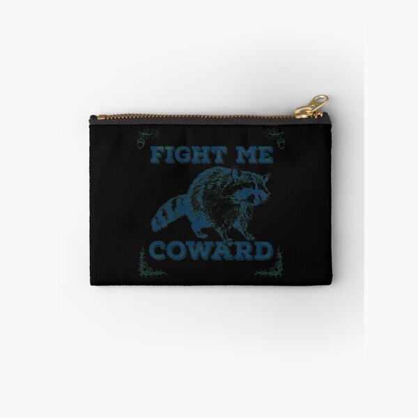 Item preview, Fight Me Coward Raccoon Vintage Animal Graphic designed and sold by MarielaDeckow.
