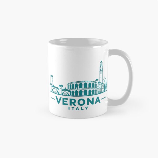 Item preview, Verona Italy Line Art Skyline Poster designed and sold by CMYKStudio.