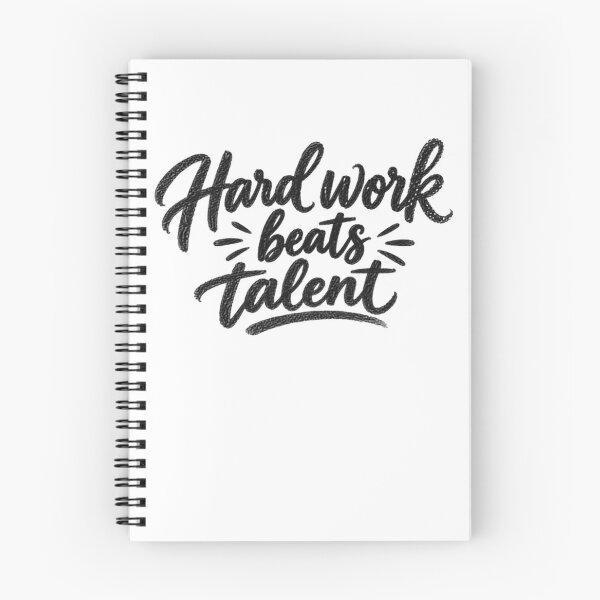 Item preview, Hard Work Beats Talent Motivational Quote Inspiration Success Mindset designed and sold by SkeletonsDanger.