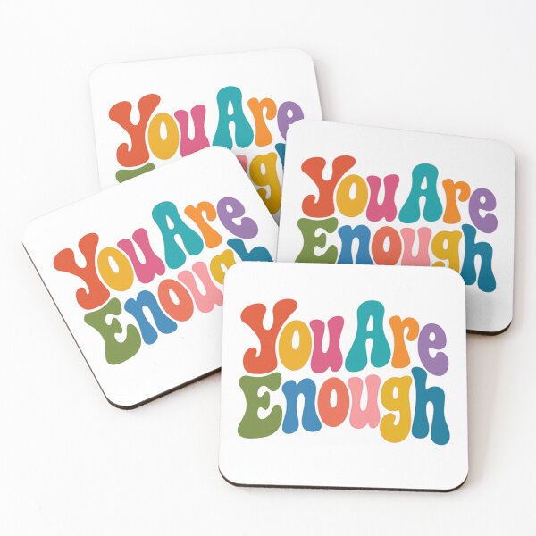 Item preview, You Are Enough Positive Affirmation Self Love Mental Health designed and sold by HumansStuck12.