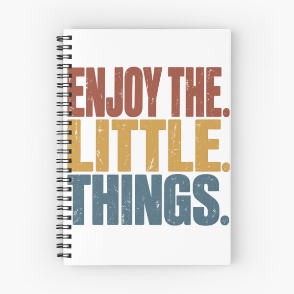 Item preview, Enjoy The Little Things Positivity Mindfulness Inspiration Quote designed and sold by JonesFlora2025.