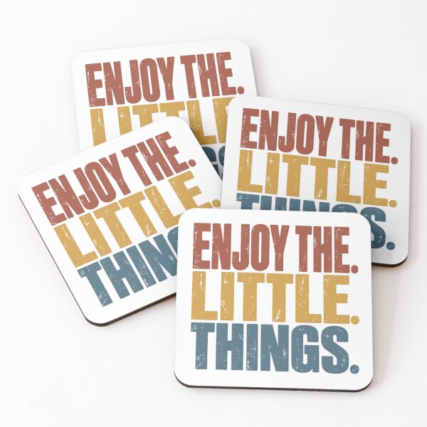 Item preview, Enjoy The Little Things Positivity Mindfulness Inspiration Quote designed and sold by JonesFlora2025.