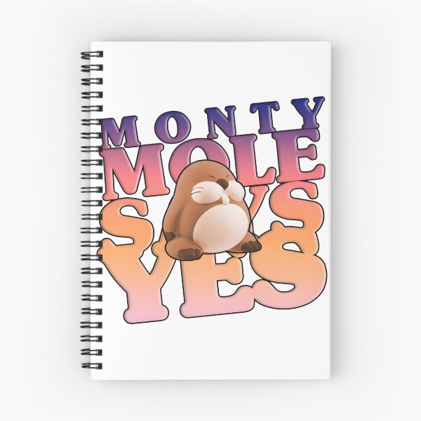 Item preview, Monty Mole Character Illustration Saying Yes - Cute Retro Video Game Inspired Design designed and sold by MuddyDragon.