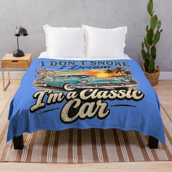 Item preview, I Don't Snore I Dream I'm a Classic Car – Funny Retro Vintage Vehicle Art designed and sold by Evelashop.