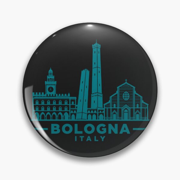Item preview, Bologna Italy Line Art Skyline Poster designed and sold by CMYKStudio.