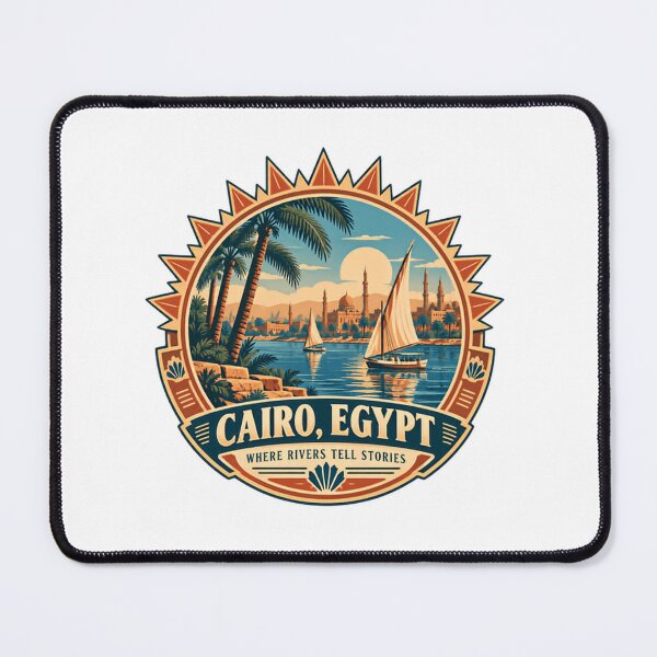 Item preview, Cairo Egypt Where Rivers Tell Stories Nile River Travel Souvenir Egypt Vacation Tourist designed and sold by Simsimah26Parks.