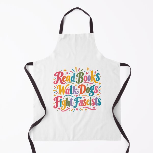 Item preview, Read Books Walk Dogs Fight Fascists Activist Progressive Book Lover Dog Owner designed and sold by SkeletonsDanger.