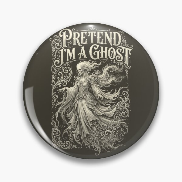 Item preview, The Gothic Spectre | Vintage Ornate Skeleton Ghost designed and sold by HexOne.