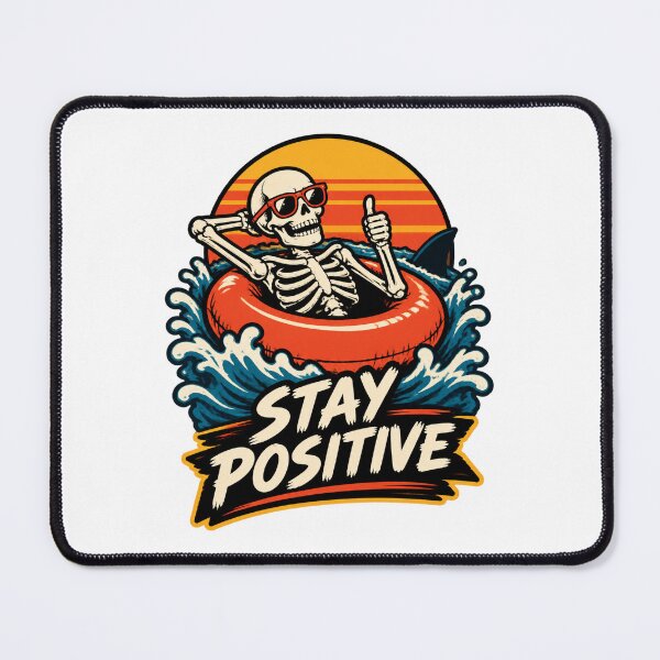 Item preview, Stay Positive Inspirational Quote Motivational Design for Everyday Encouragement designed and sold by SilverNox.