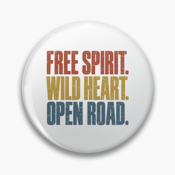 Item preview, Free Spirit Wild Heart Open Road Freedom Adventure Wanderlust Traveler designed and sold by JonesFlora2025.