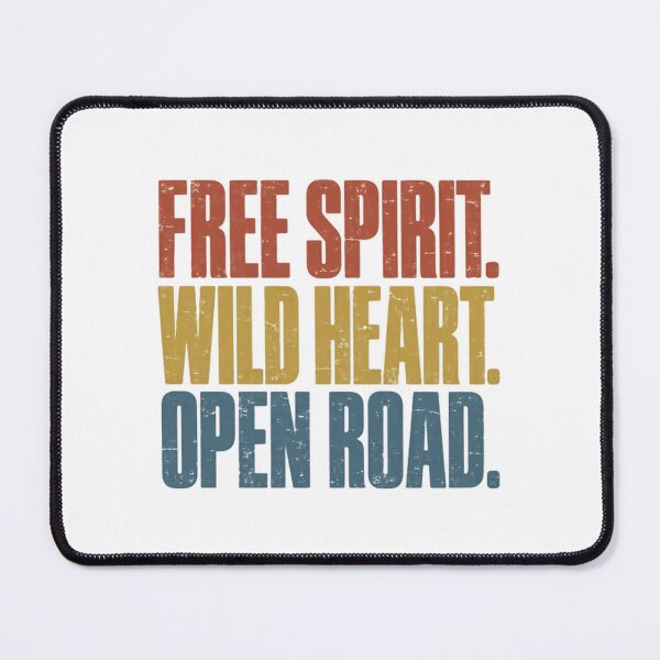 Item preview, Free Spirit Wild Heart Open Road Freedom Adventure Wanderlust Traveler designed and sold by JonesFlora2025.