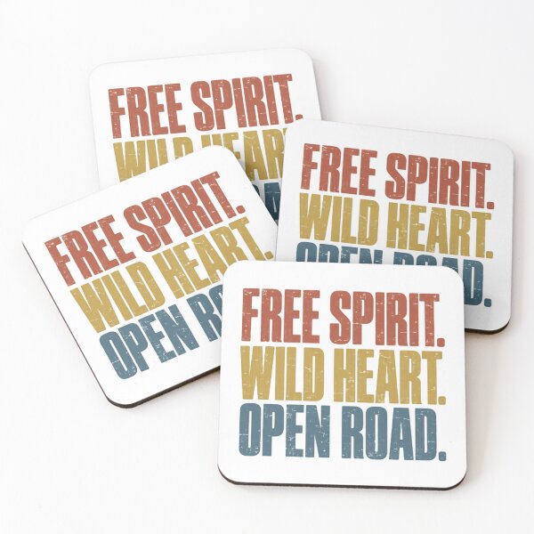 Item preview, Free Spirit Wild Heart Open Road Freedom Adventure Wanderlust Traveler designed and sold by JonesFlora2025.