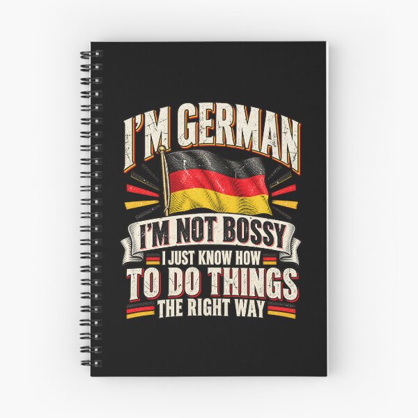 Item preview, Im German Im Not Bossy Germany Flag Heritage Sarcastic Design designed and sold by AnimeSH9.