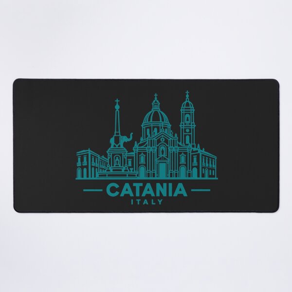 Item preview, Catania Sicily Italy Line Art Skyline Poster designed and sold by CMYKStudio.