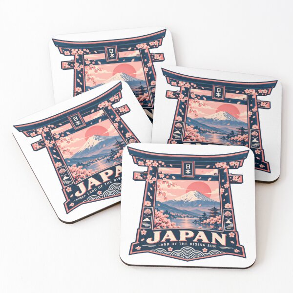 Item preview, Japan Land Of The Rising Sun Japanese Culture Mount Fuji Torii Gate Souvenir designed and sold by Simsimah26Parks.