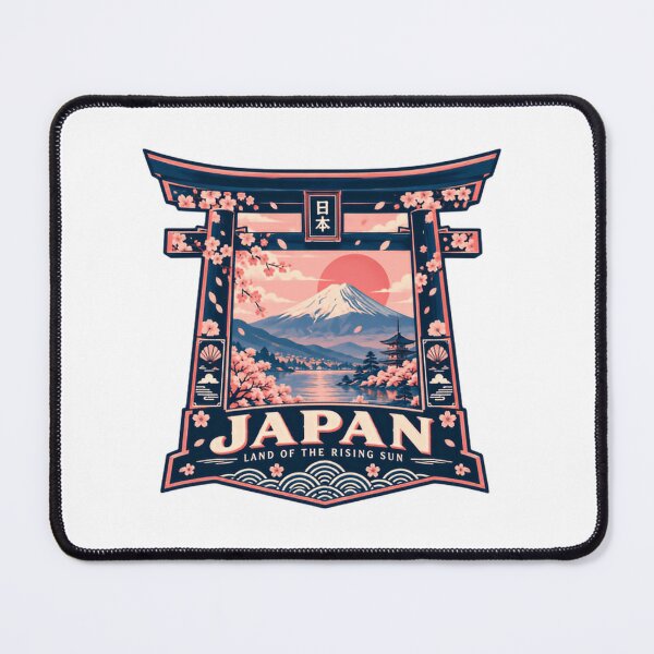 Item preview, Japan Land Of The Rising Sun Japanese Culture Mount Fuji Torii Gate Souvenir designed and sold by Simsimah26Parks.