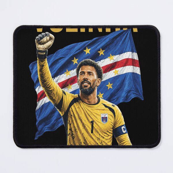 Item preview, Vozinha Heroic Goalkeeper Cape Verde Flag Victory designed and sold by CHARLESMCCLAREN.