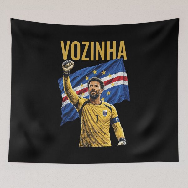 Item preview, Vozinha Heroic Goalkeeper Cape Verde Flag Victory designed and sold by CHARLESMCCLAREN.