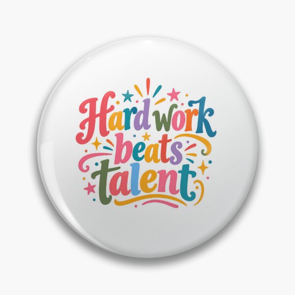 Item preview, Hard Work Beats Talent Motivation Success Inspiration Mindset designed and sold by SkeletonsDanger.