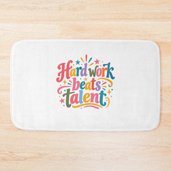 Item preview, Hard Work Beats Talent Motivation Success Inspiration Mindset designed and sold by SkeletonsDanger.
