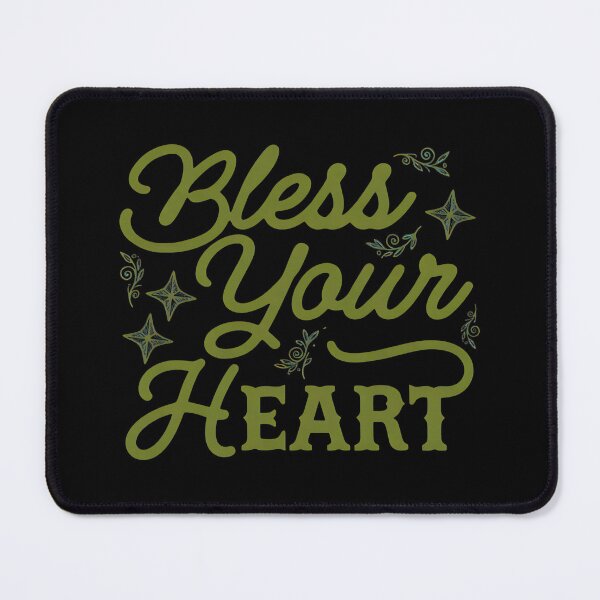 Item preview, Bless Your Heart Retro Script Stars designed and sold by MarielaDeckow.