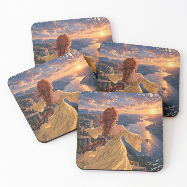 Item preview, Norway Preikestolen Cliff, Fjord,  Redhead Knight Time Traveler  designed and sold by DibujandoPorfa.