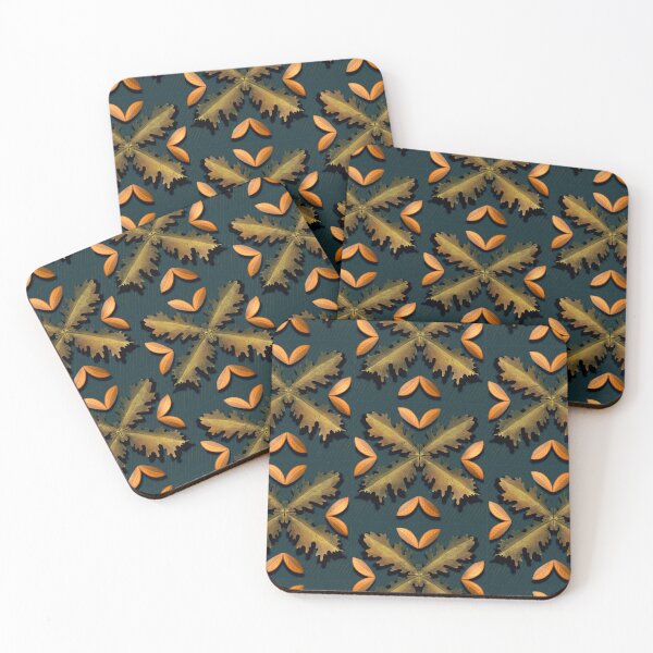 Item preview, Cozy Blue Autumn Leaves designed and sold by Claire-Sesker.