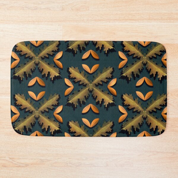 Item preview, Cozy Blue Autumn Leaves designed and sold by Claire-Sesker.